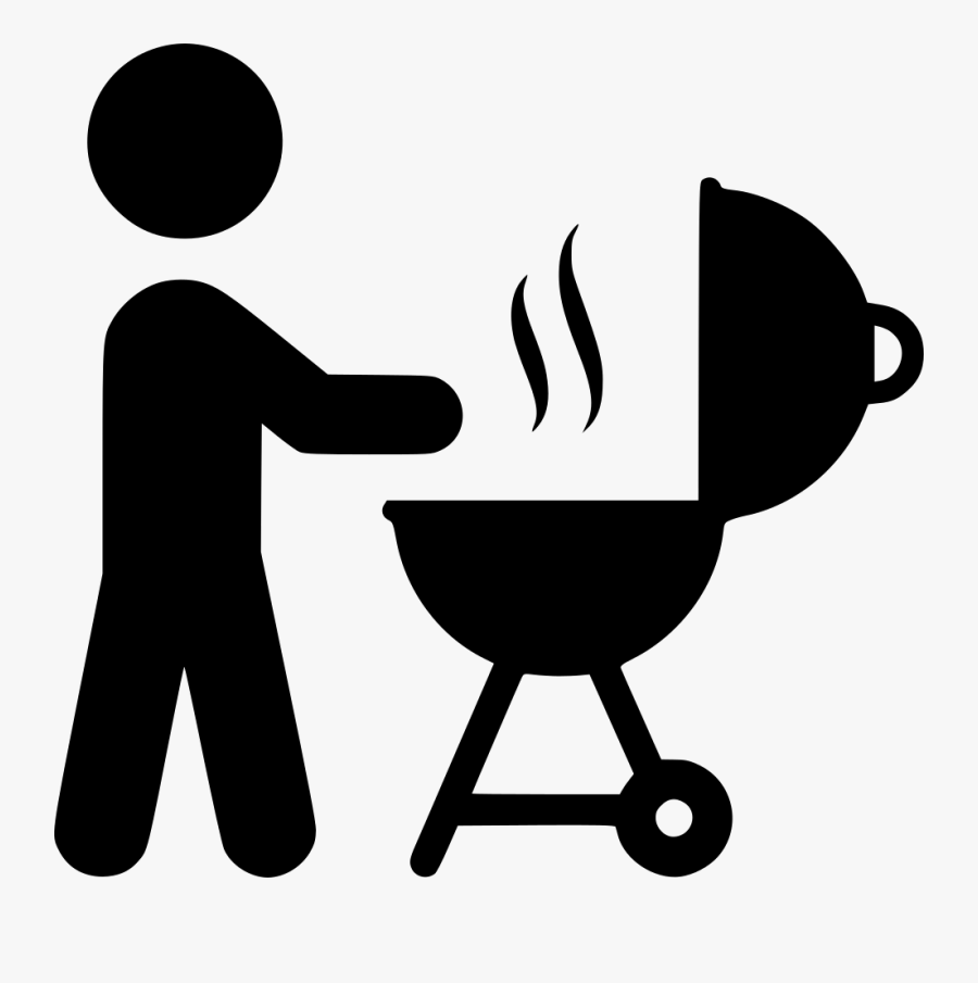 Barbecue Sauce Tailgate Party Grilling Food - Transparent Background Silhouette Bbq Clipart, Transparent Clipart