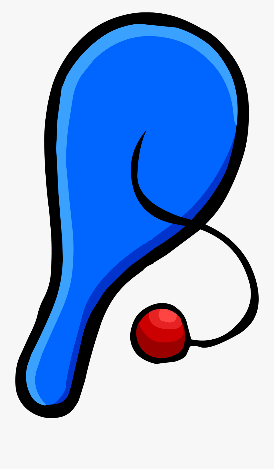 Transparent Clubs Clipart - Paddle Ball Png, Transparent Clipart