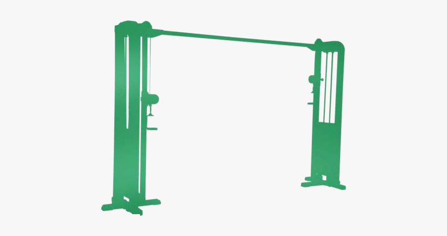 Transparent Colorful Cable Crossover Machine Clipart - Outdoor Play Equipment, Transparent Clipart