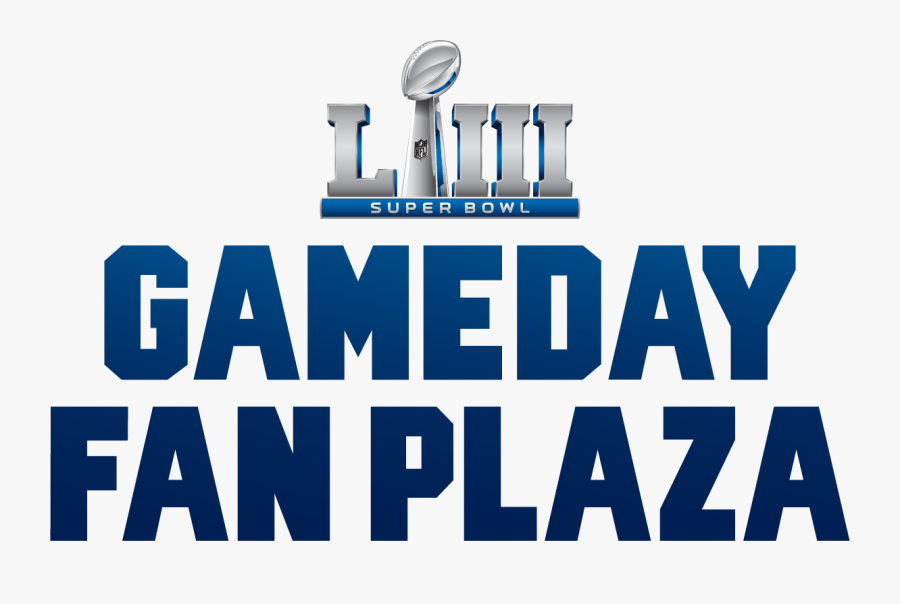 Super Bowl Gameday Fan Plaza - Superbowl Liii Game Day, Transparent Clipart