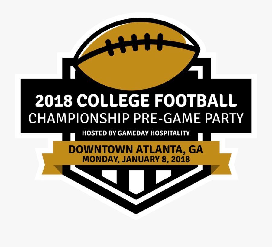Football Clipart Tailgate Party - 2018 Football Championship Game, Transparent Clipart