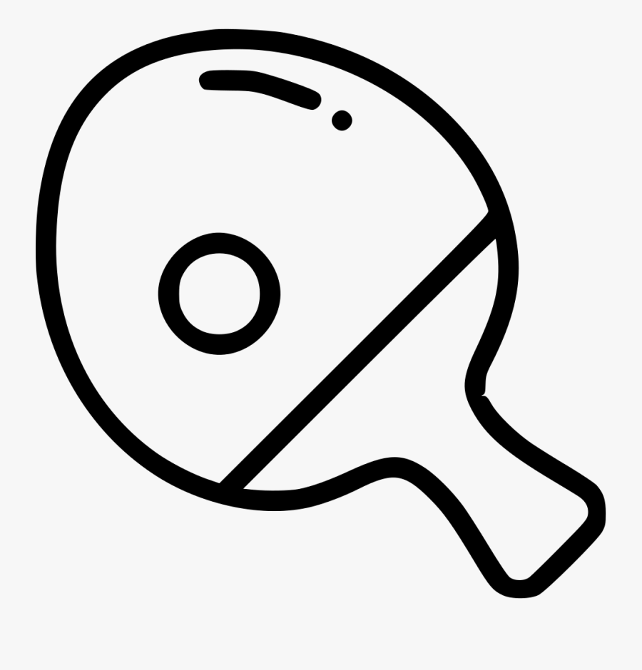 Transparent Ping Pong Paddle Clipart - Table Tennis Racket, Transparent Clipart