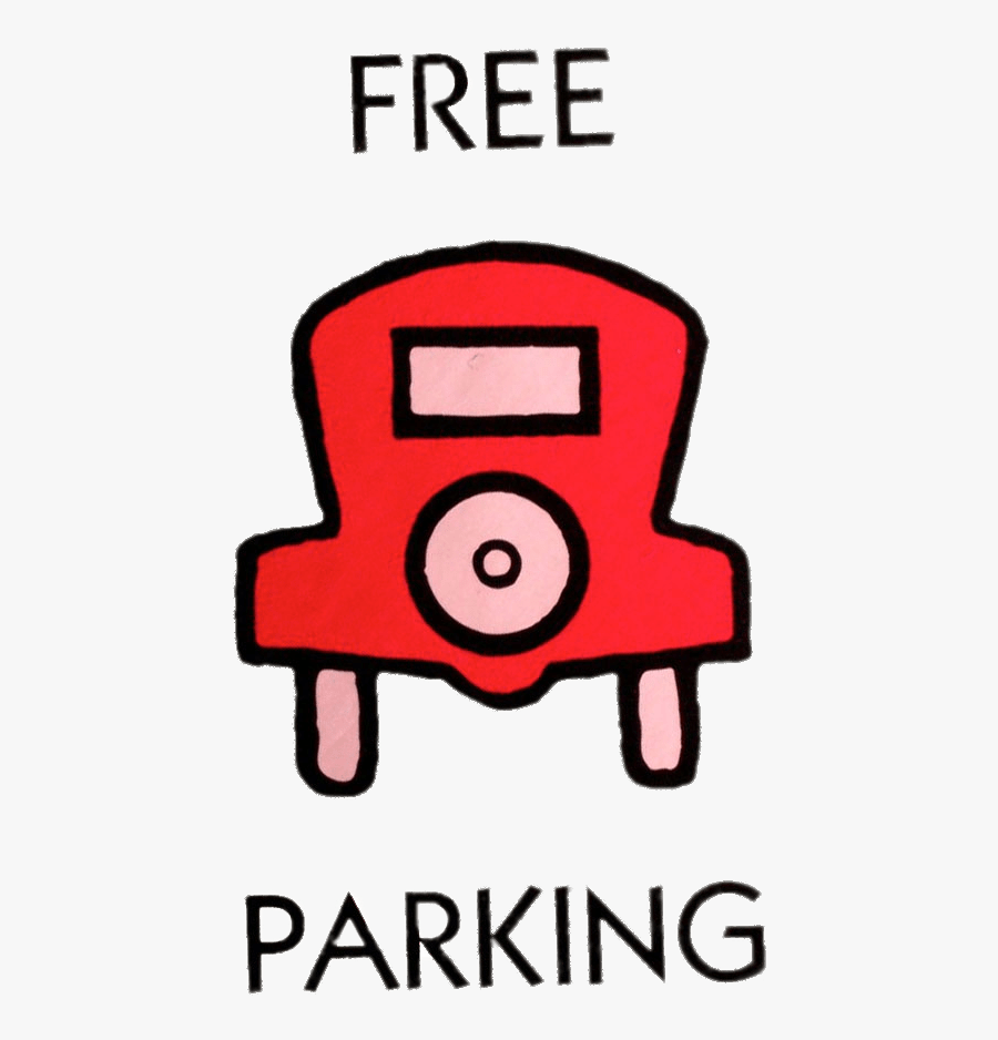 Monopoly Free Parking - Monopoly Free Parking Logo, Transparent Clipart