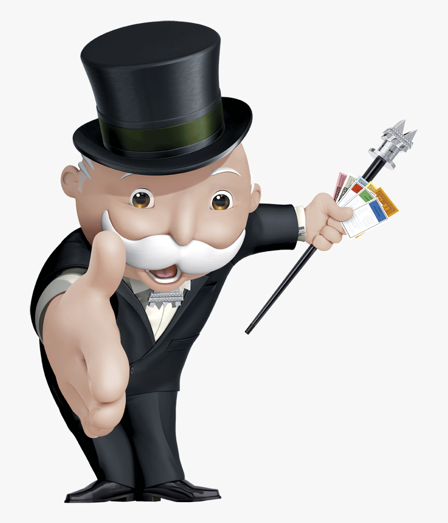 Mr Monopoly - Rich Uncle Pennybags, Transparent Clipart