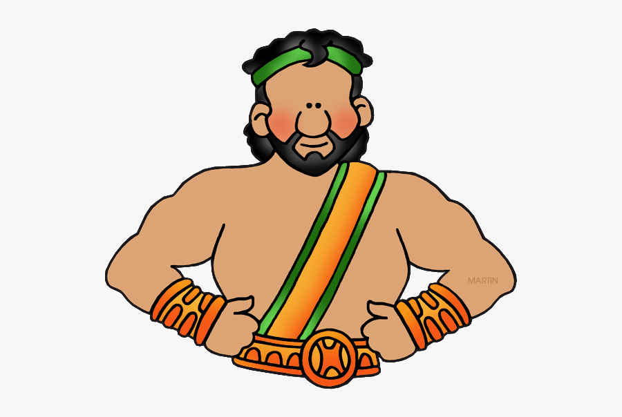 Ancient Greek And Roman Gods, Characters And Creatures - Hercules For Kids, Transparent Clipart