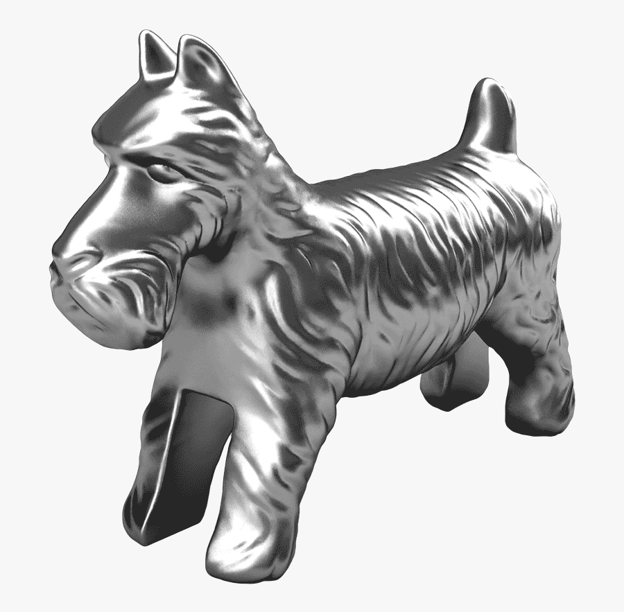 Scottish Terrier Monopoly Game English Springer Spaniel - Dog Monopoly Piece, Transparent Clipart