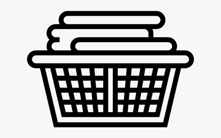 Vector Laundry Basket Png, Transparent Clipart