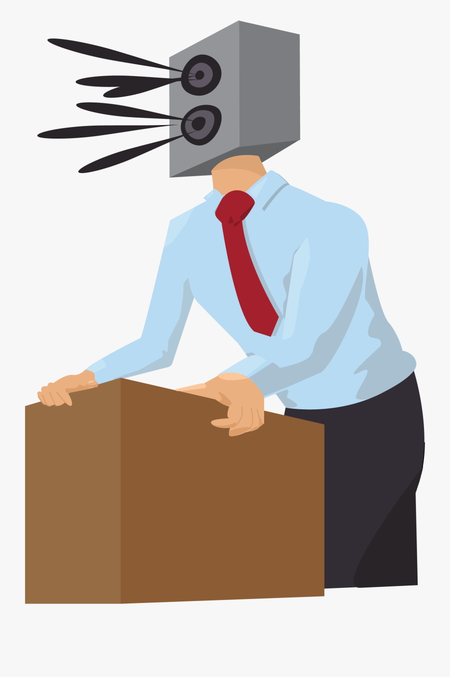 Putting Free Speech To - Illustration, Transparent Clipart