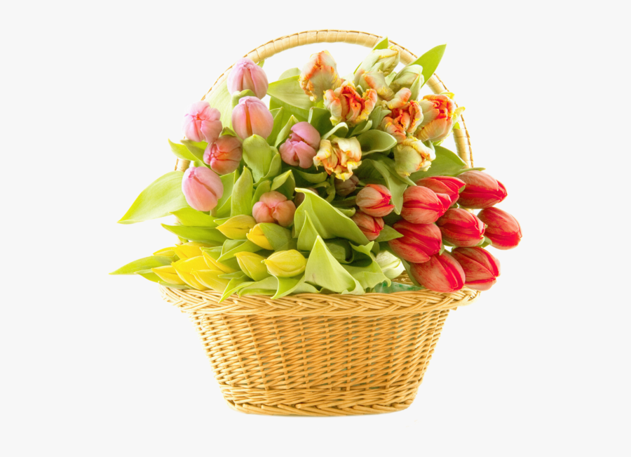 Flower Of Basket Png, Transparent Clipart