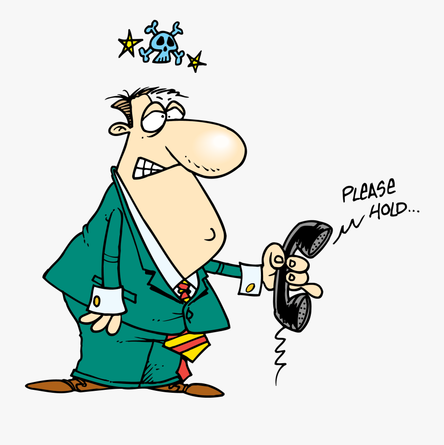Honest Clipart Guy - Hold On The Phone, Transparent Clipart