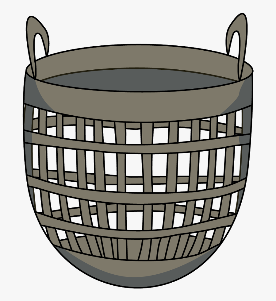 Basket Jungle - Storage Basket, Transparent Clipart