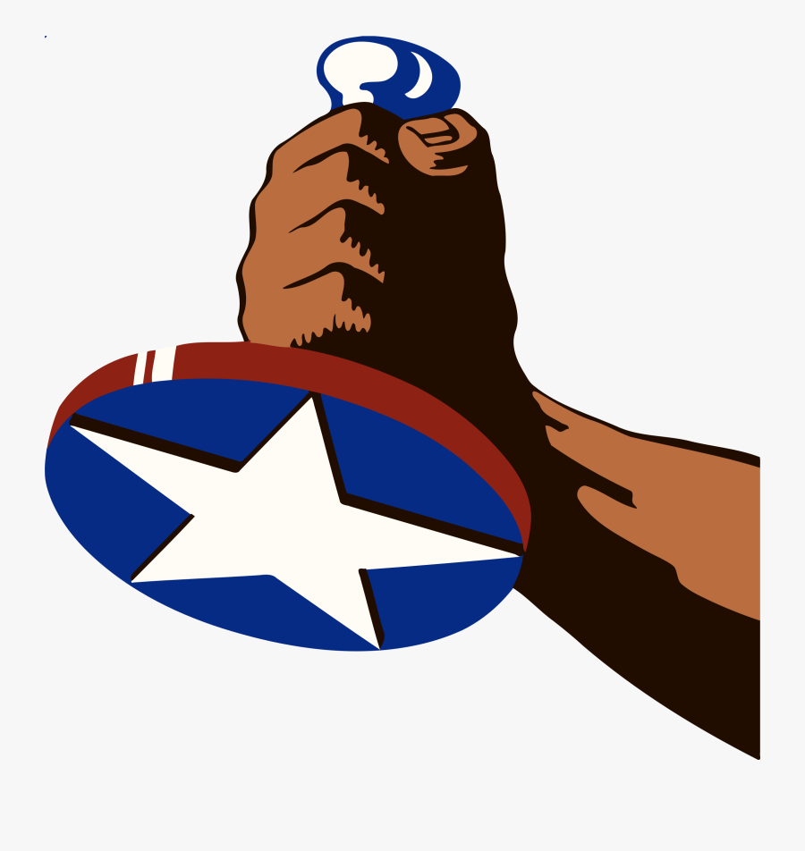 Hand With Star Stamp Vector Clipart Image - Stamp Out The Axis Poster, Transparent Clipart