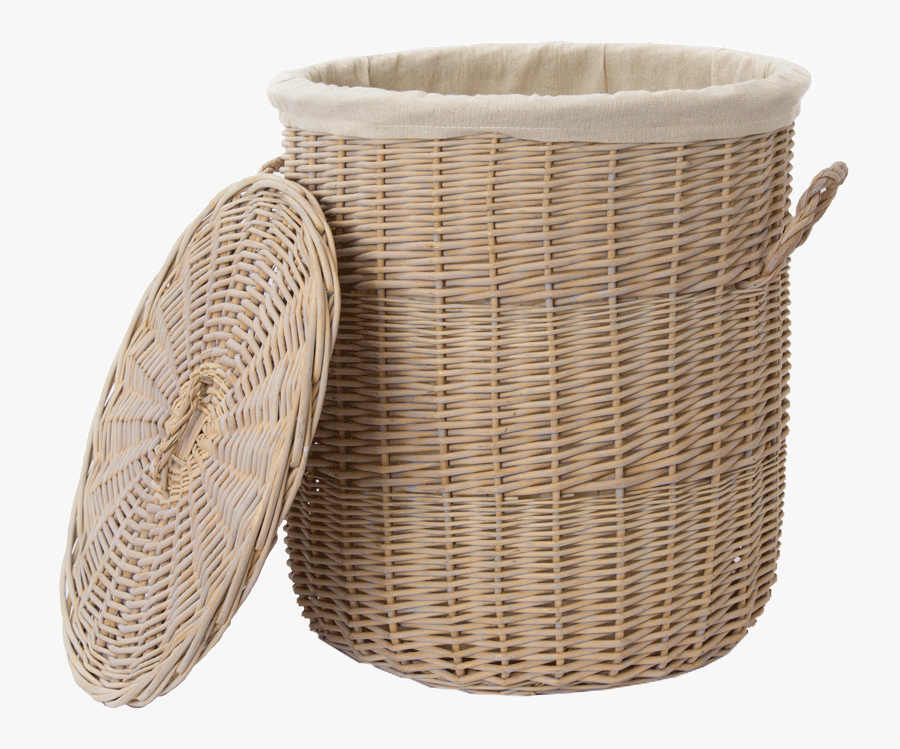 Small Without Cover Small With Cover Large Without - Basket, Transparent Clipart