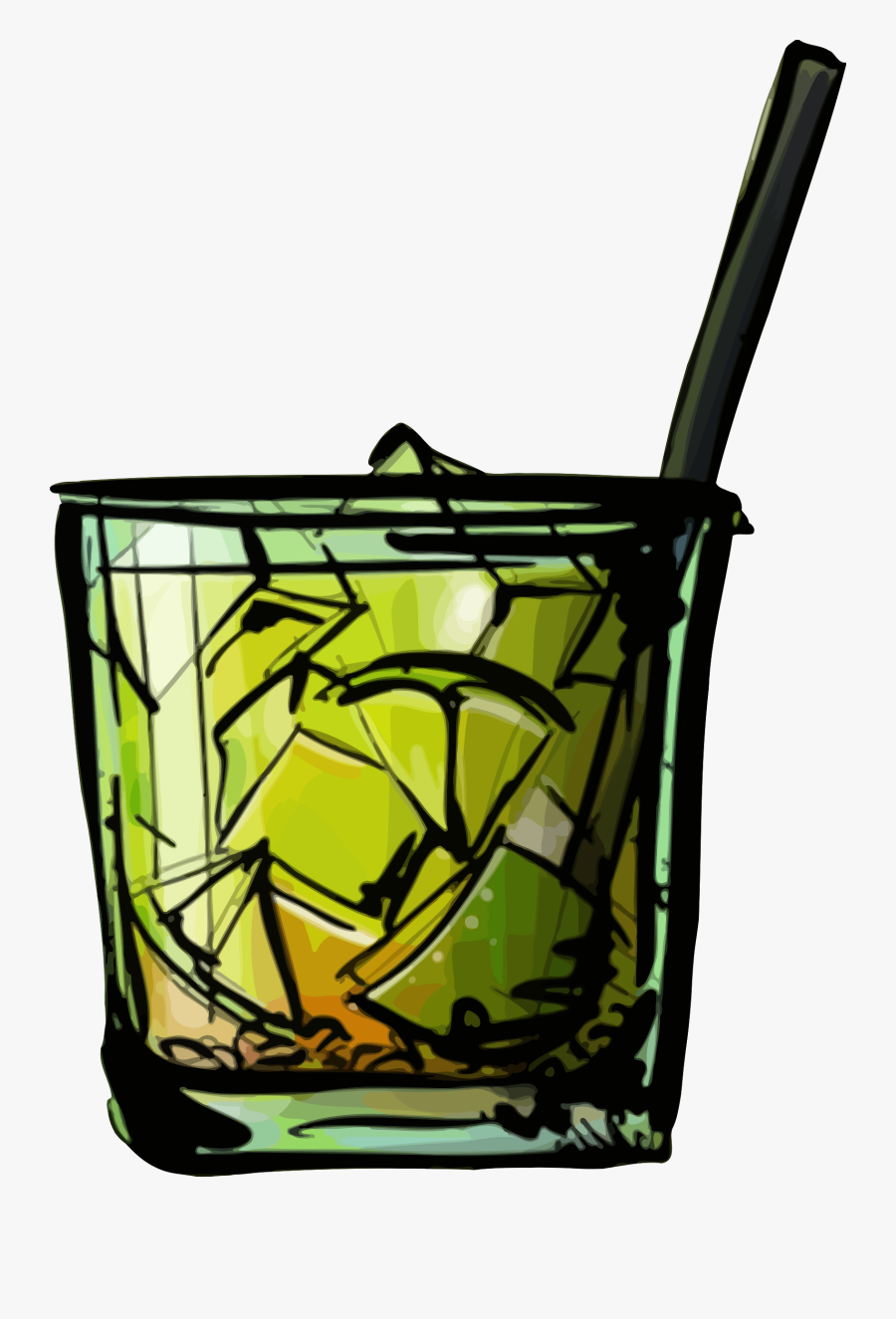 Caipirinha Cocktail Clip Arts - Caipirinha Sign, Transparent Clipart