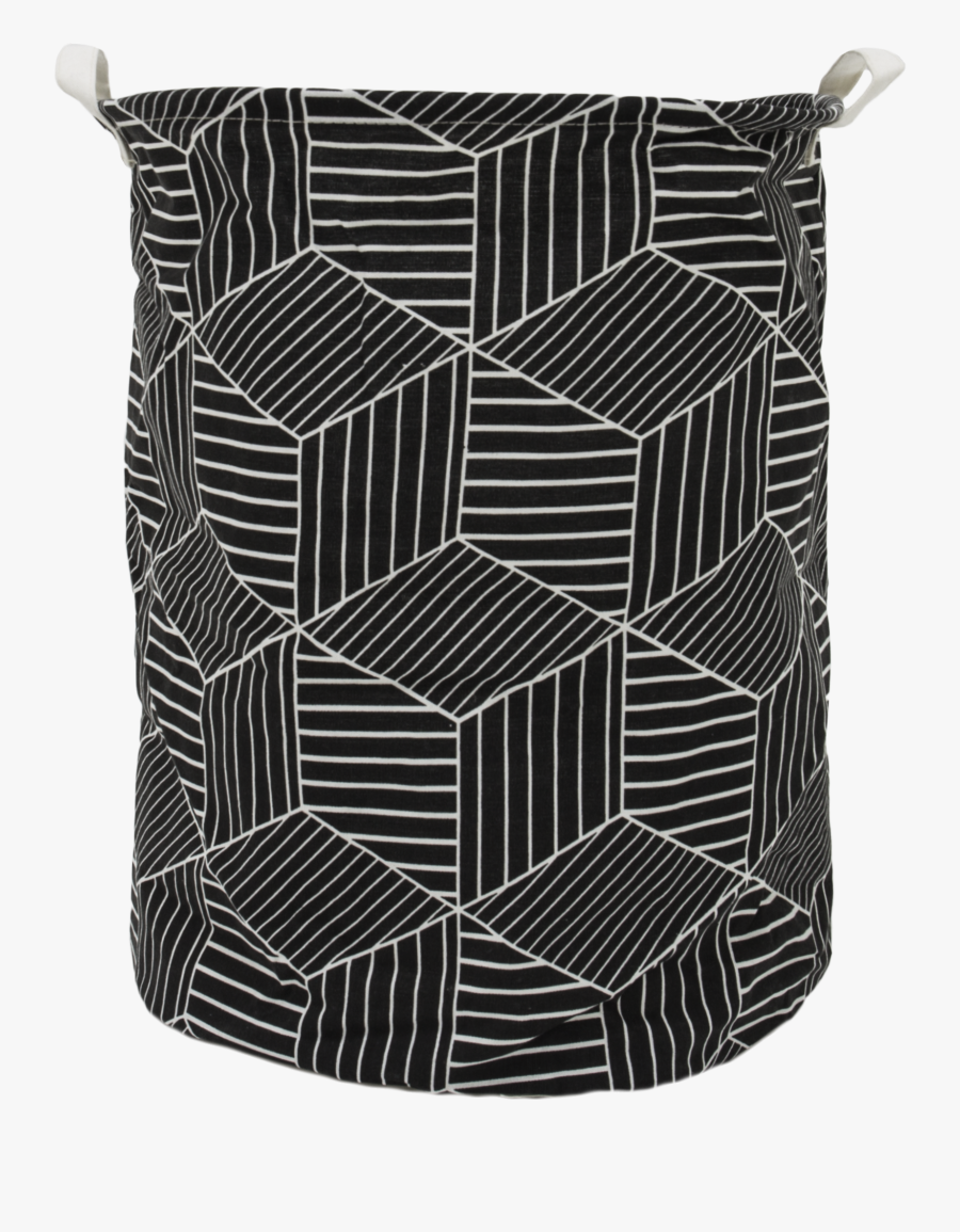 Black Basket Simple Cubes, Transparent Clipart