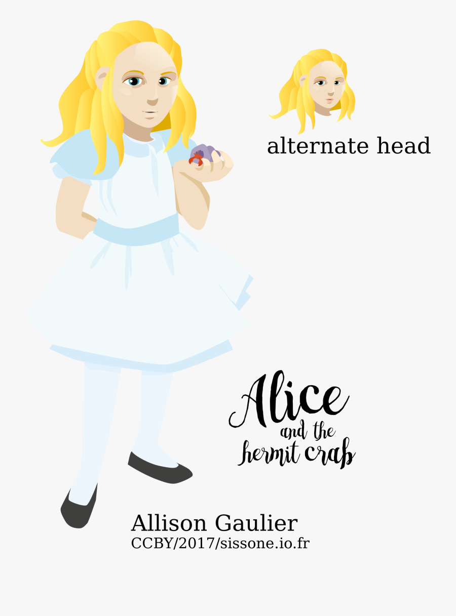 Alice And The Hermit Crab Clip Arts - Cartoon, Transparent Clipart