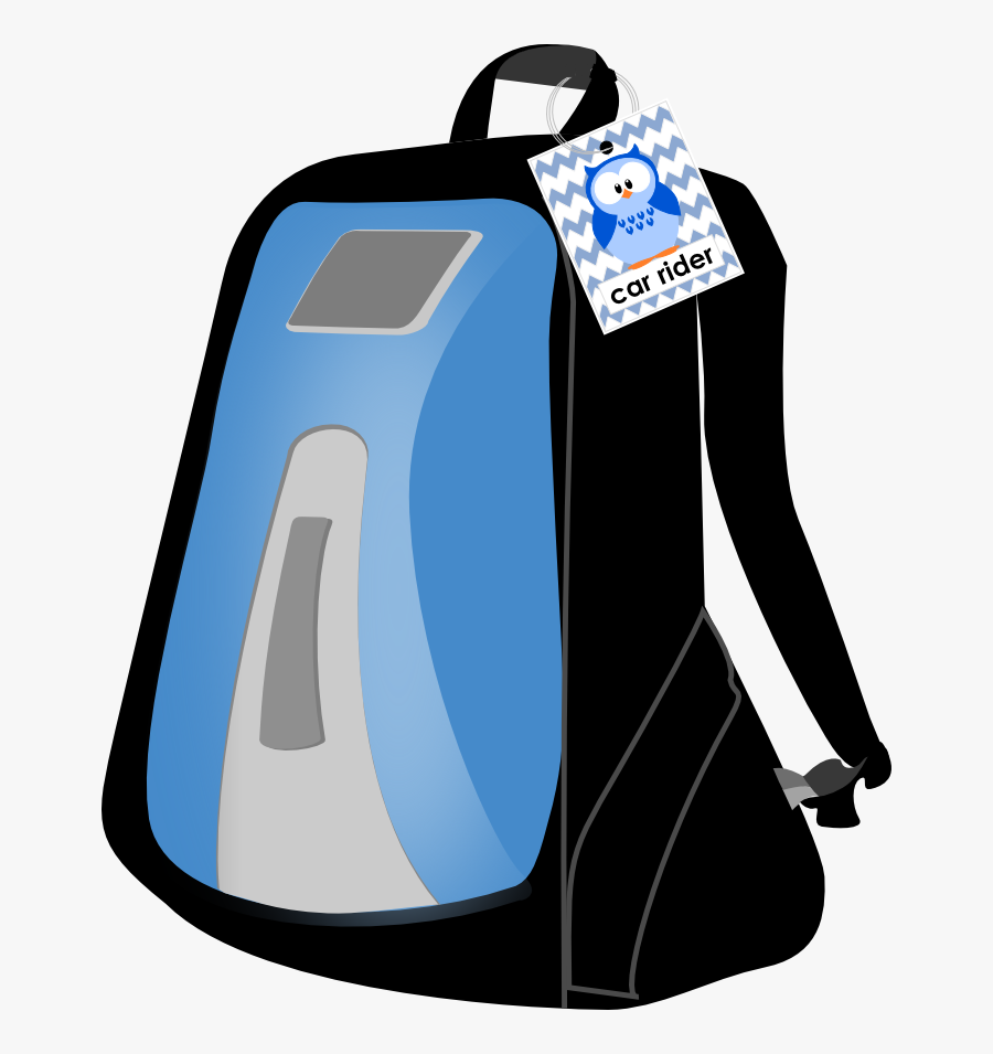 Crazy S Tags Backpackblogpng - Backpack Vector Art, Transparent Clipart