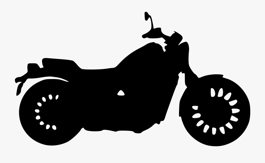 Harley Davidson Motorcycle Clipart Velvetandlace - Motorcycle Silhouette, Transparent Clipart