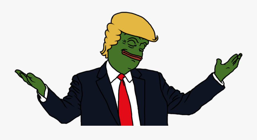 Jews Triggered Into Mindless Rage At Trump Holocaust - Pepe Trump, Transparent Clipart