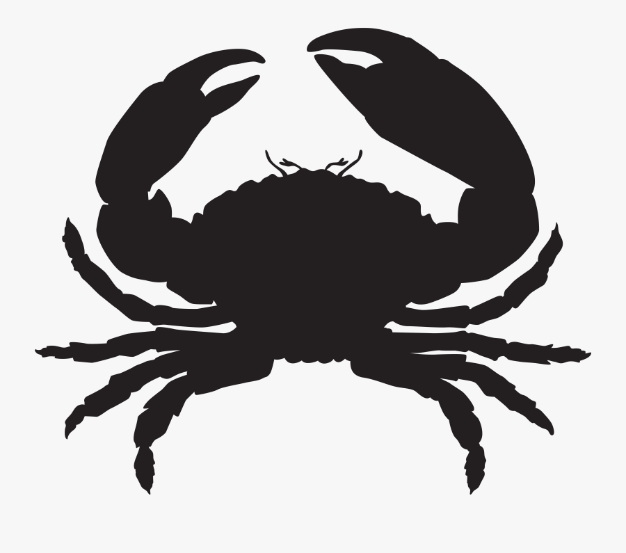 Crab Silhouette Png Clip Art Image, Transparent Clipart
