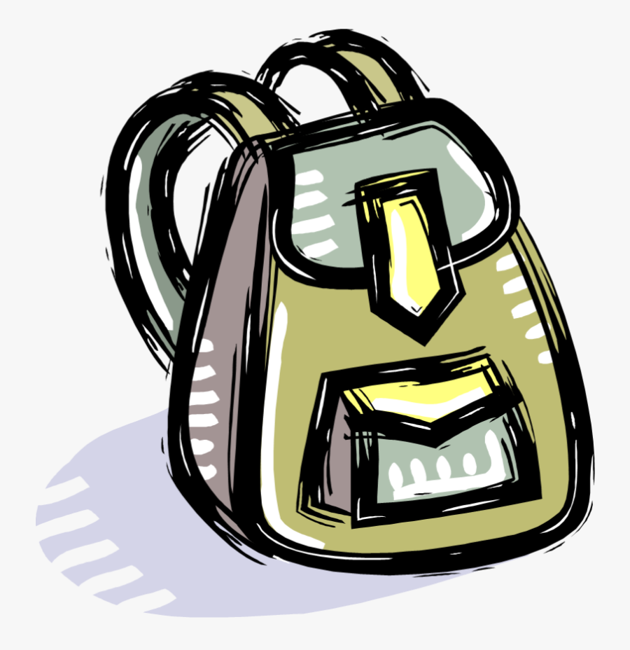 School Bag Clipart, Transparent Clipart