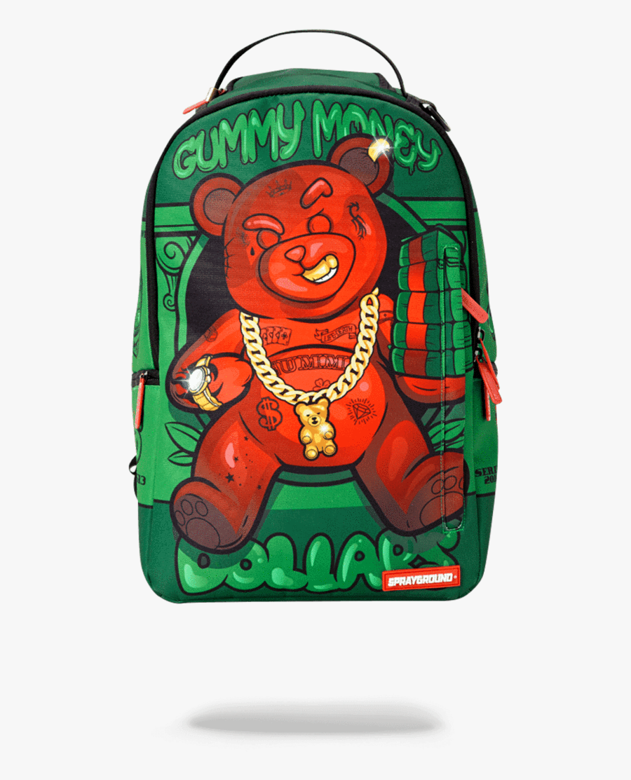 Sprayground Diablo Bear Backpack, Transparent Clipart