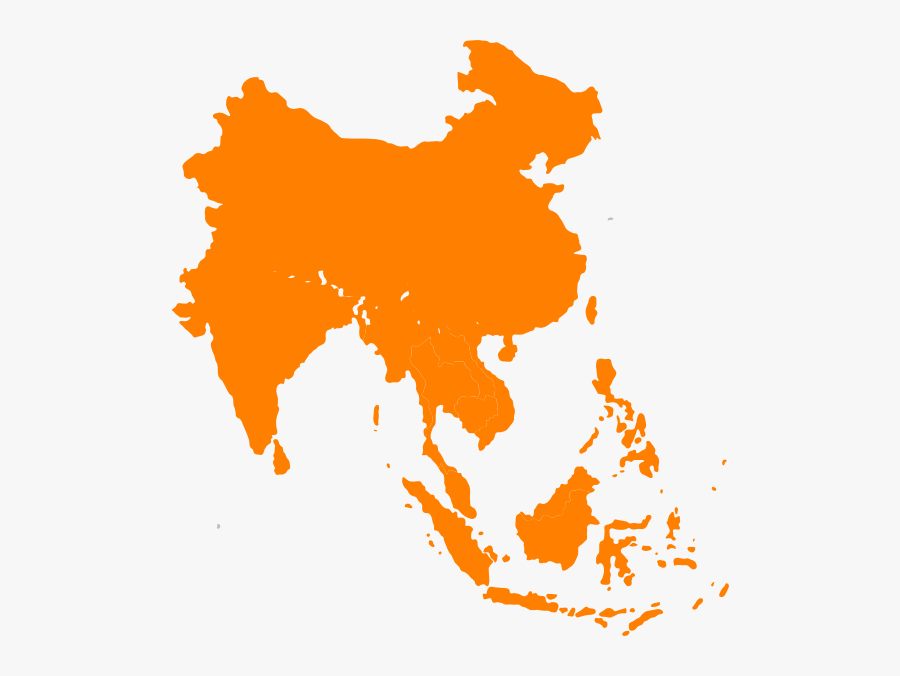 Asia Map Transparent Background, Transparent Clipart