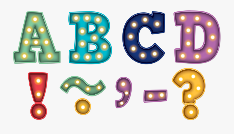 Bold Block Magnetic Letters, Transparent Clipart