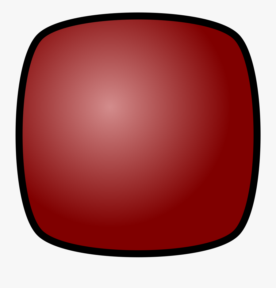 Stop Button, Red, For Media Player - Stop Clipart Button, Transparent Clipart