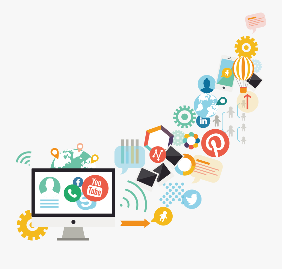 Kisspng Social Media Marketing Digital Marketing Content - Create Brand Awareness On Social Media, Transparent Clipart