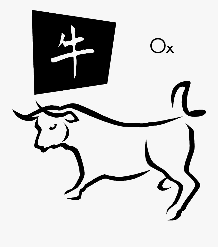 Download Year Of The Ox Clipart Ox Chinese Zodiac Ox - Zodiac Ox Clip Art, Transparent Clipart
