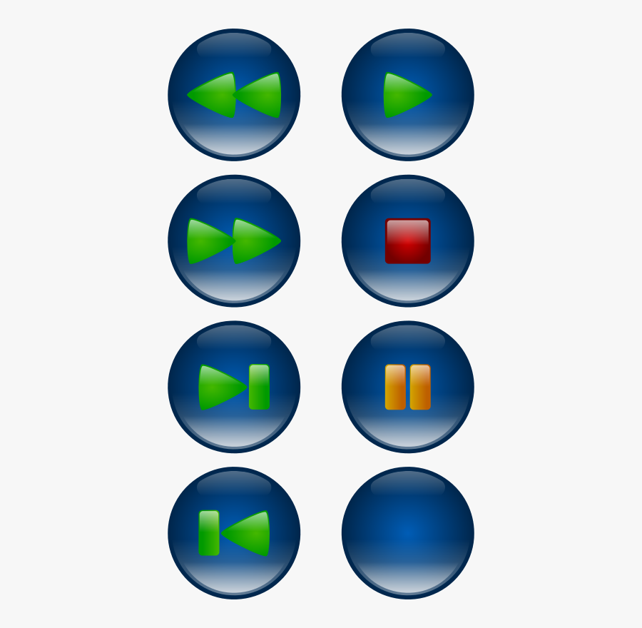 Media Buttons - Media Buttons Png, Transparent Clipart