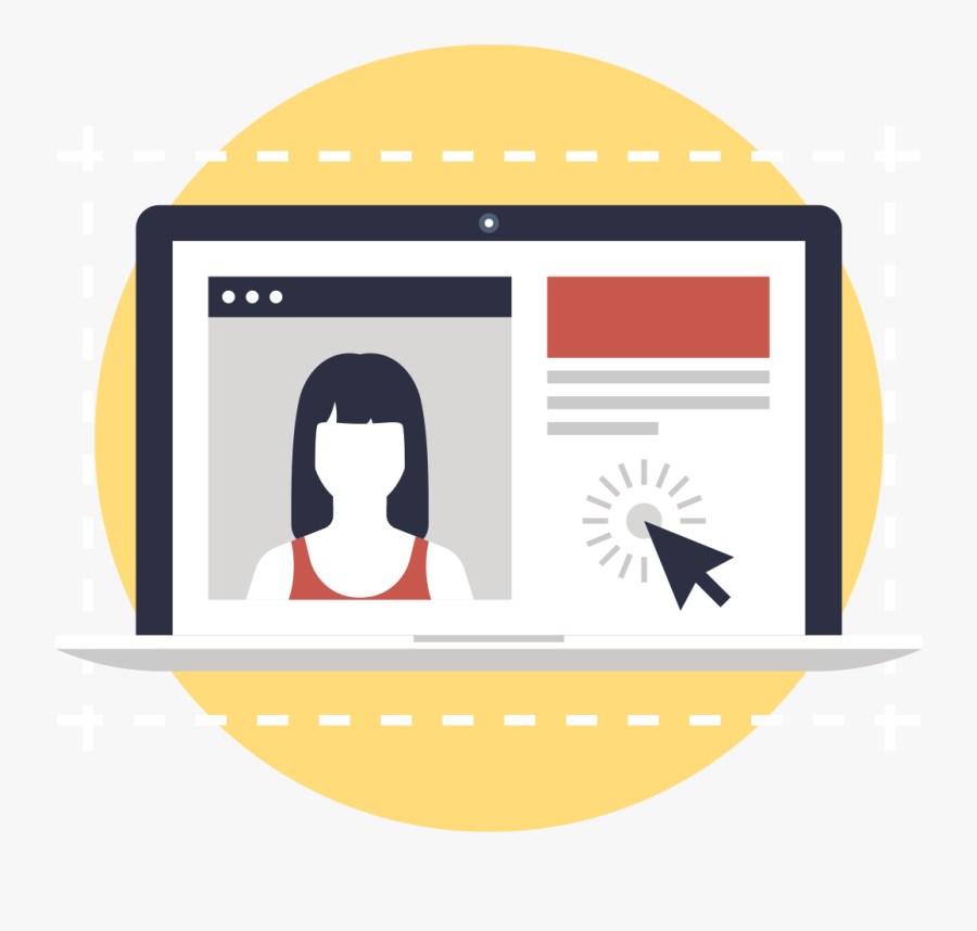 Transparent Media Services Steady - Small Website Mockup, Transparent Clipart