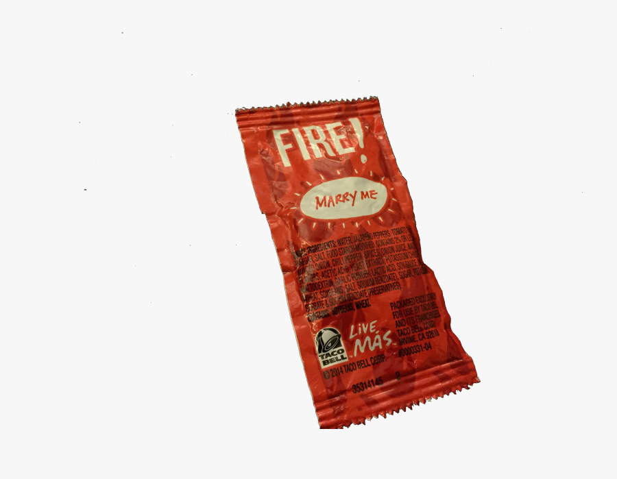 Free Download Taco Clipart Taco Bell Food - Extra Hot Taco Bell Sauce, Transparent Clipart
