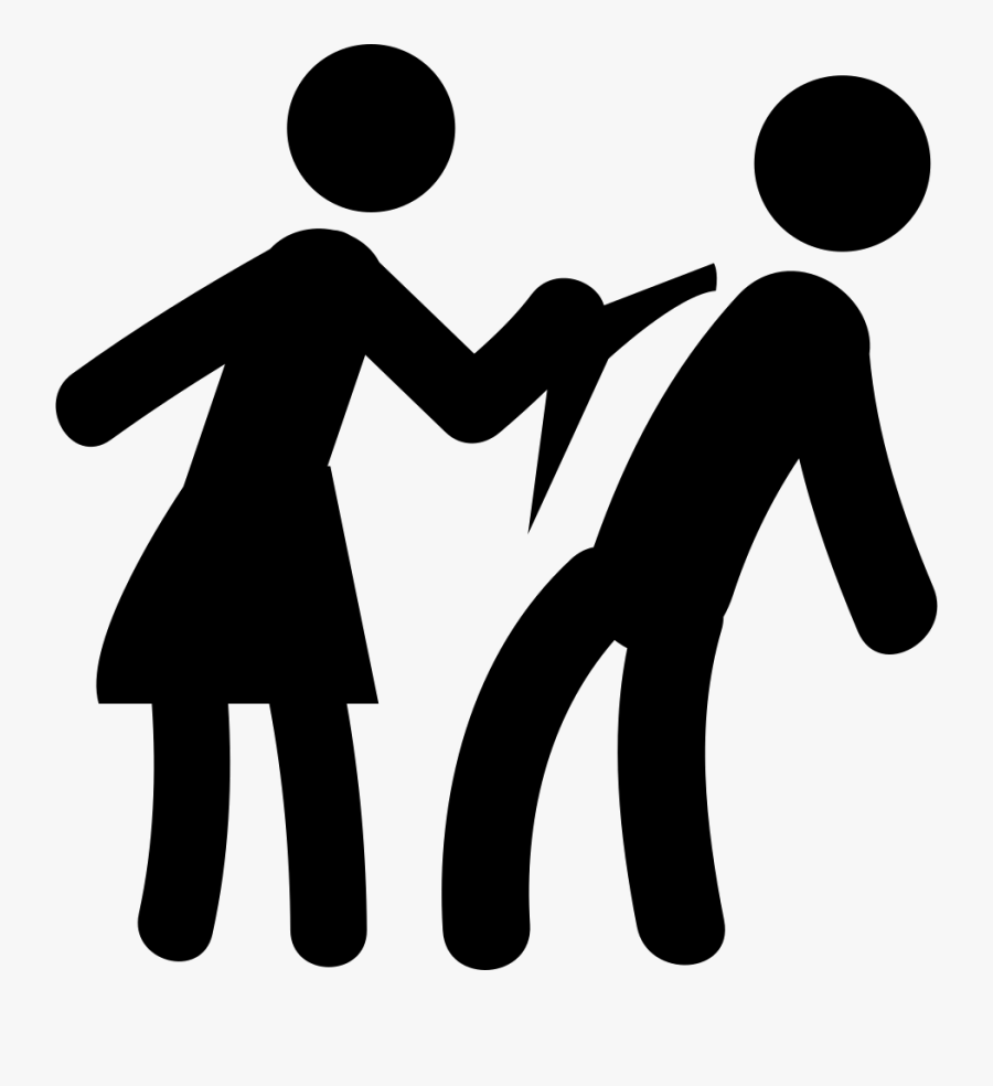 Couple Arguing Svg Png - Arguing Icon Png, Transparent Clipart