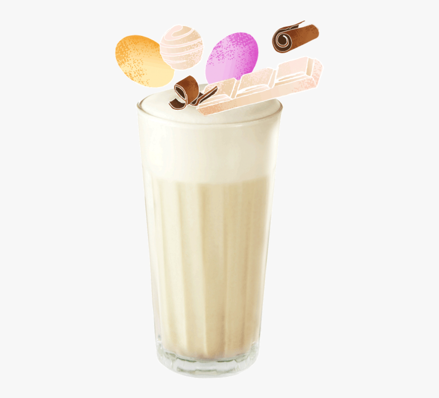 Eggnog Chocolate - Milkshake, Transparent Clipart