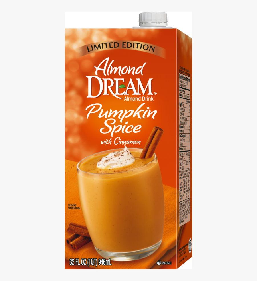 Eggnog - Almond Dream Pumpkin Spice Almond Milk, Transparent Clipart