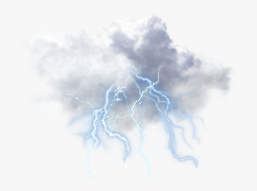 #storm #cloud - Cloud With Lightning Png, Transparent Clipart