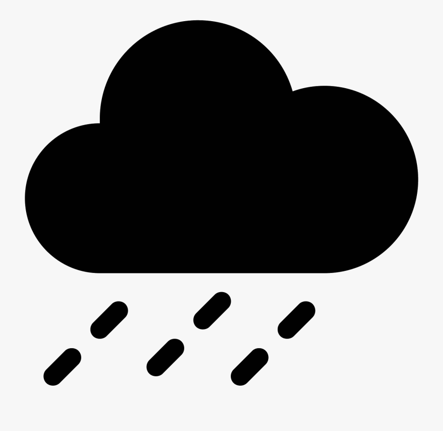 Clip Art Little Black Cloud - Rain, Transparent Clipart