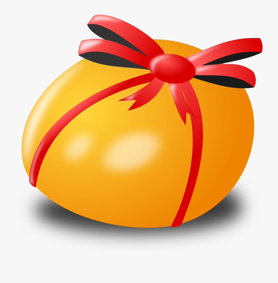 Easter Egg Ribbon Easter Free Picture - Ou De Paste Png, Transparent Clipart