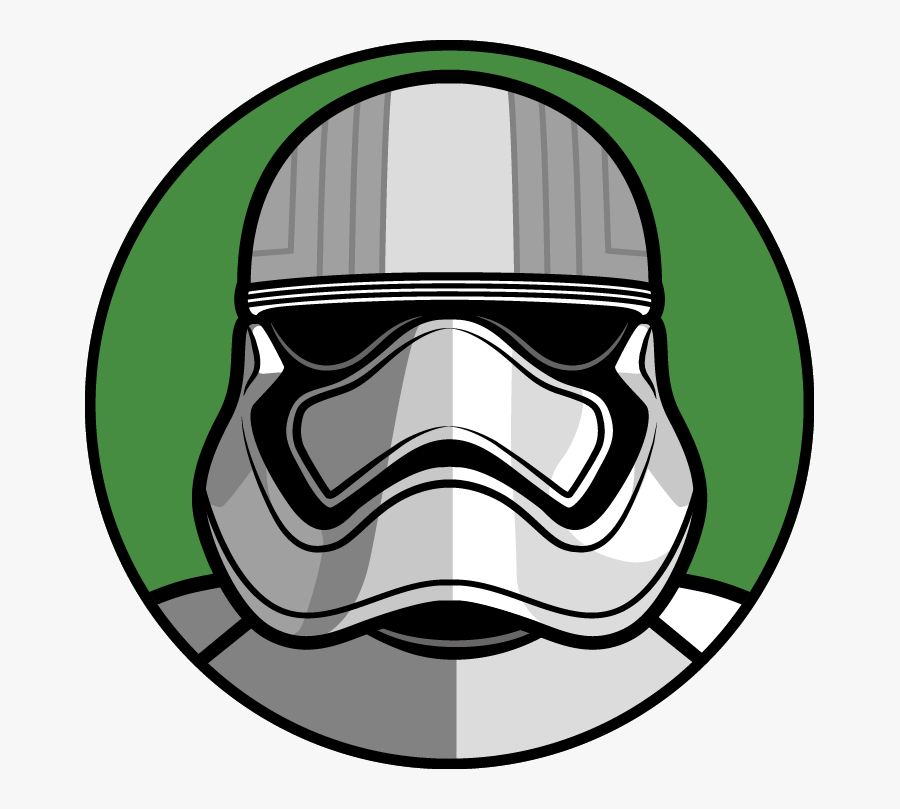 Captain Phasma Helmet Outline, Transparent Clipart