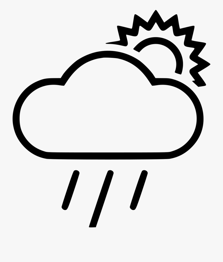 Cloud Sun Rain - Expectation Icon, Transparent Clipart