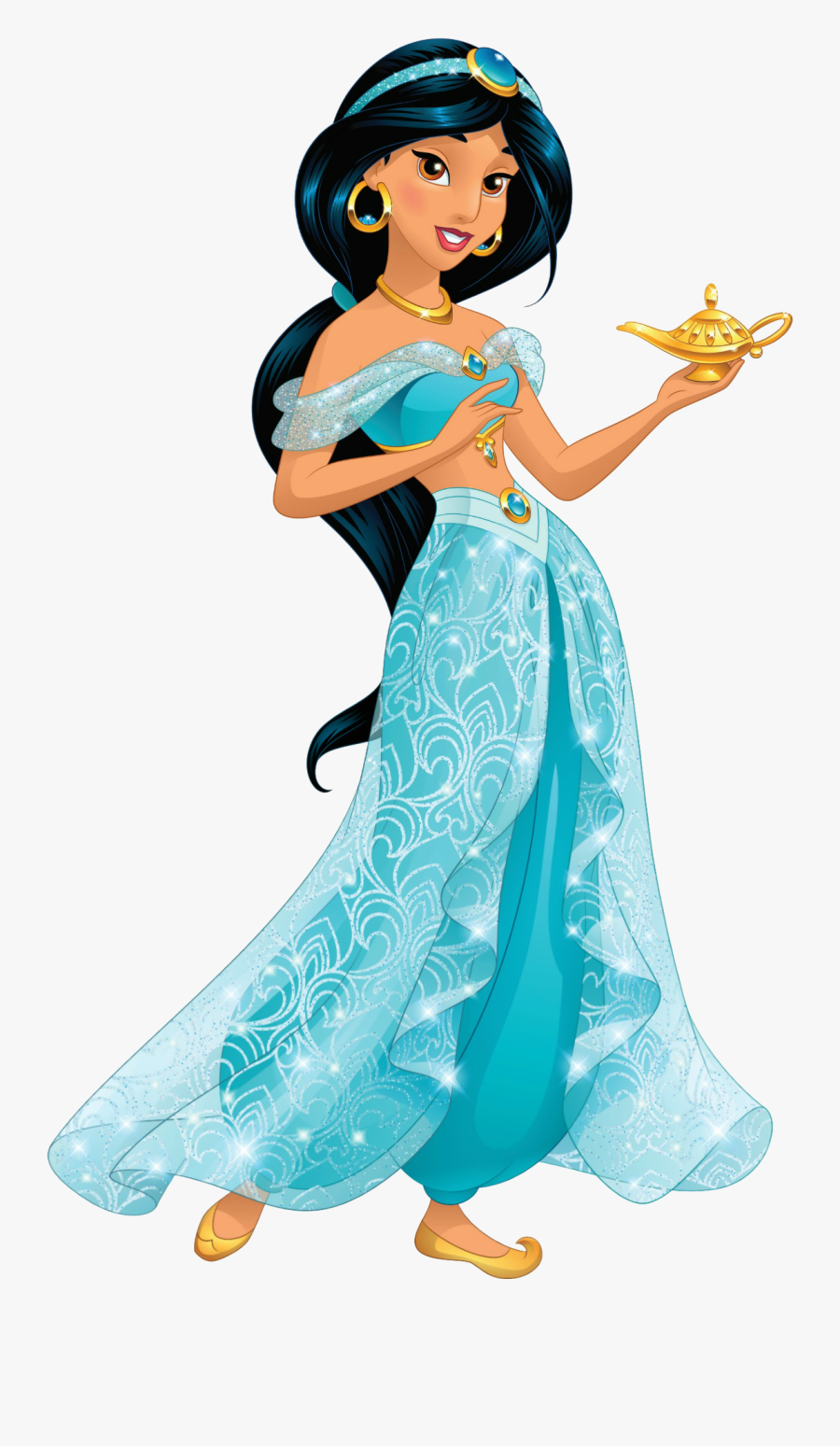 Transparent Aladdin Clipart - Princess Jasmine Happy Birthday, Transparent Clipart