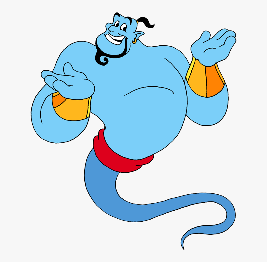 Genie Aladdin Png - Genie Disney, Transparent Clipart