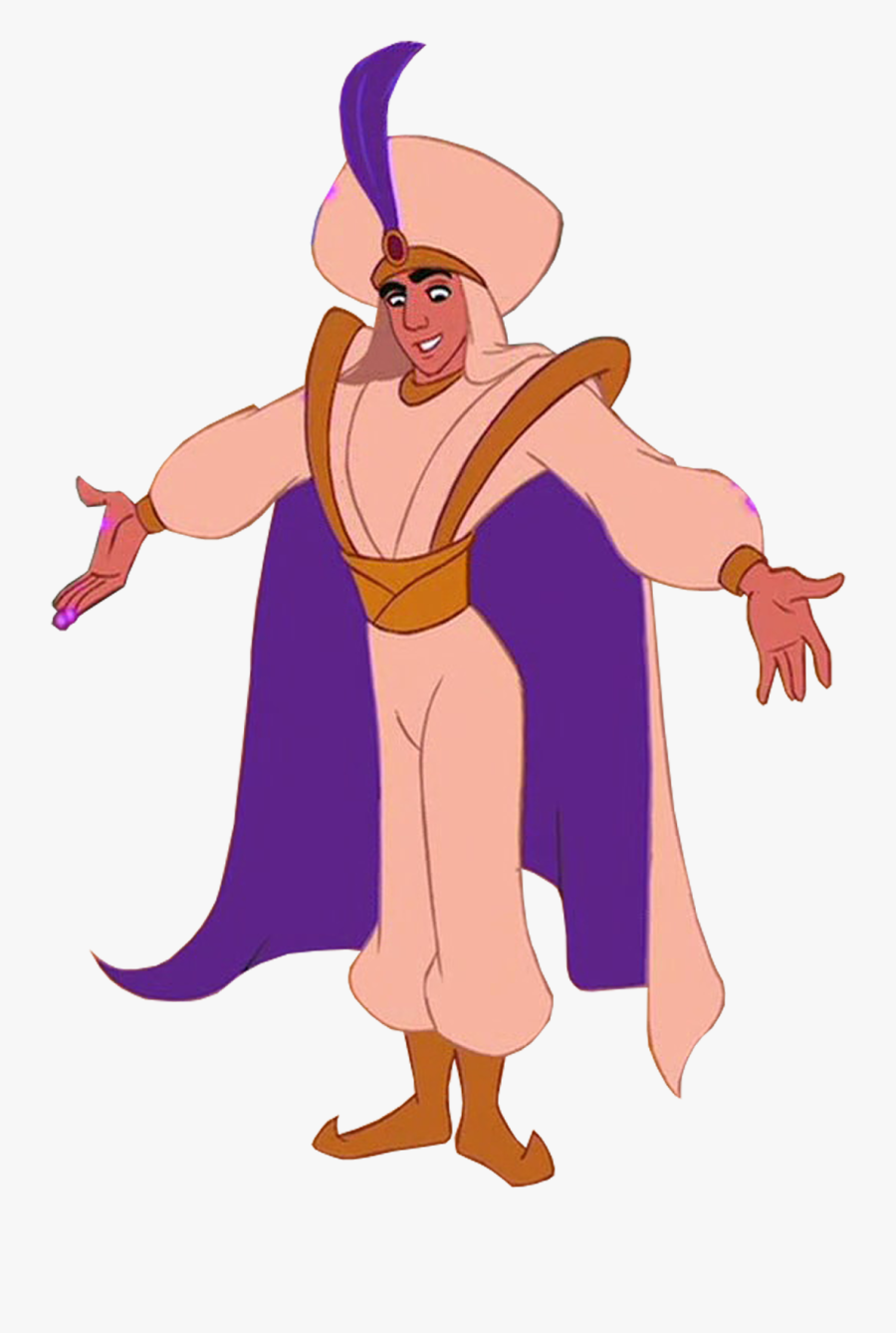 Go To Image - Aladdin Cartoon Prince Ali, Transparent Clipart