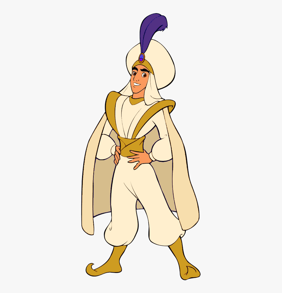 Aladdin As Prince Ali - Prince Aladdin Disney, Transparent Clipart