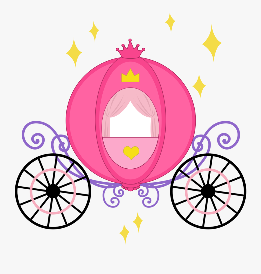 B Clipart Clip Art, Princess And Template - Carroza De Cenicienta Png, Transparent Clipart