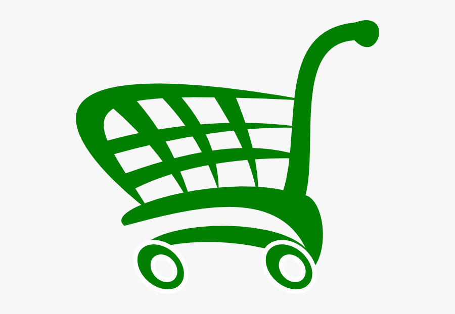 Green Clip Art At - Shopping Cart Png Icon, Transparent Clipart