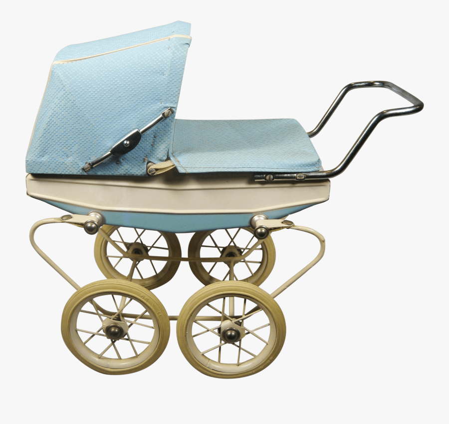 Antique Baby Pram - Old Pram Png, Transparent Clipart