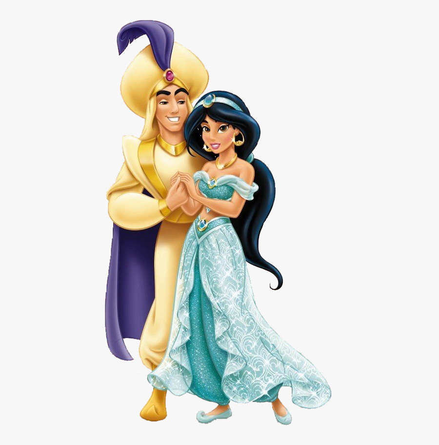 Aladdin Png Hd - Disney Jasmine And Aladdin, Transparent Clipart